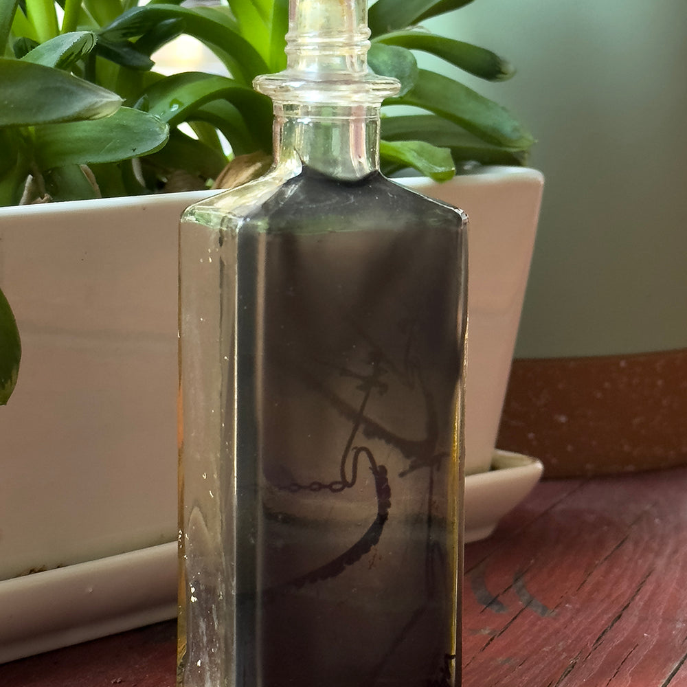 
                  
                    Babs Hand-printed "Aboriginal" Vintage Bottle Art
                  
                