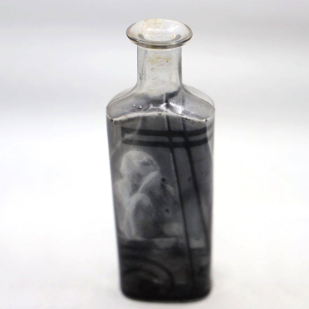 
                  
                    Babs Hand-printed "Angel" Vintage Bottle Art
                  
                