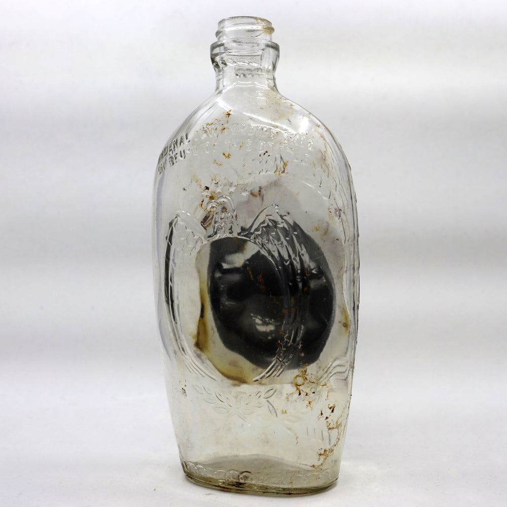 
                  
                    Babs Hand-printed 'Big Mouth" Embossed Eagle Vintage Bottle Art
                  
                
