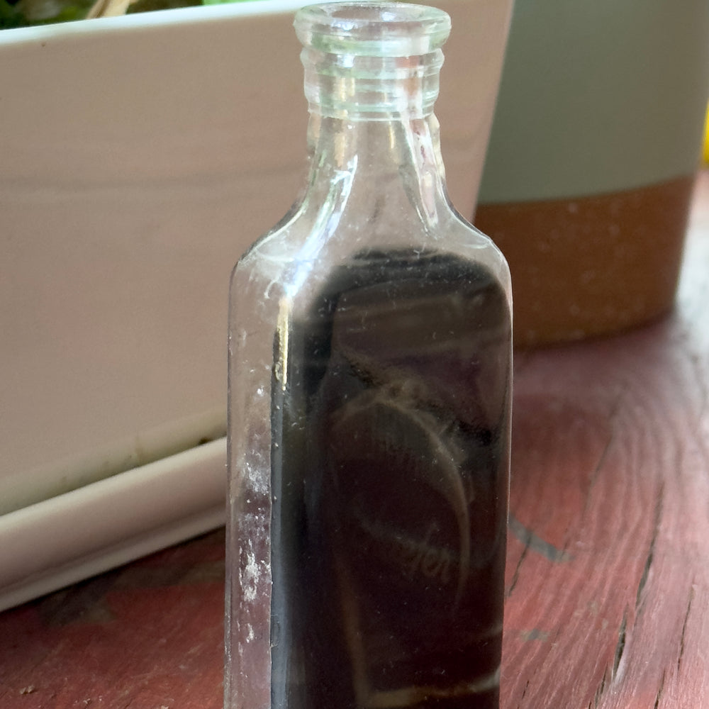 Babs Hand-printed "Schaefer Cap" Vintage Bottle Art
