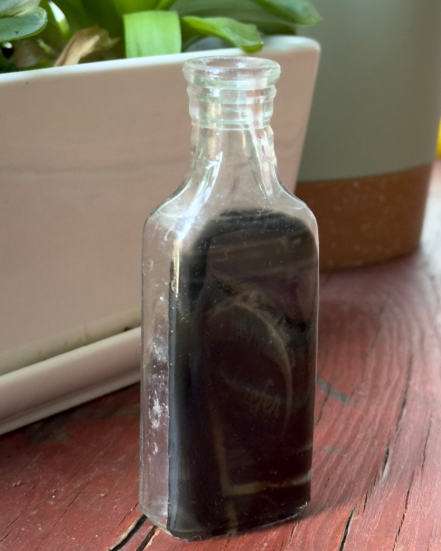 Babs Hand-printed "Schaefer Cap" Vintage Bottle Art