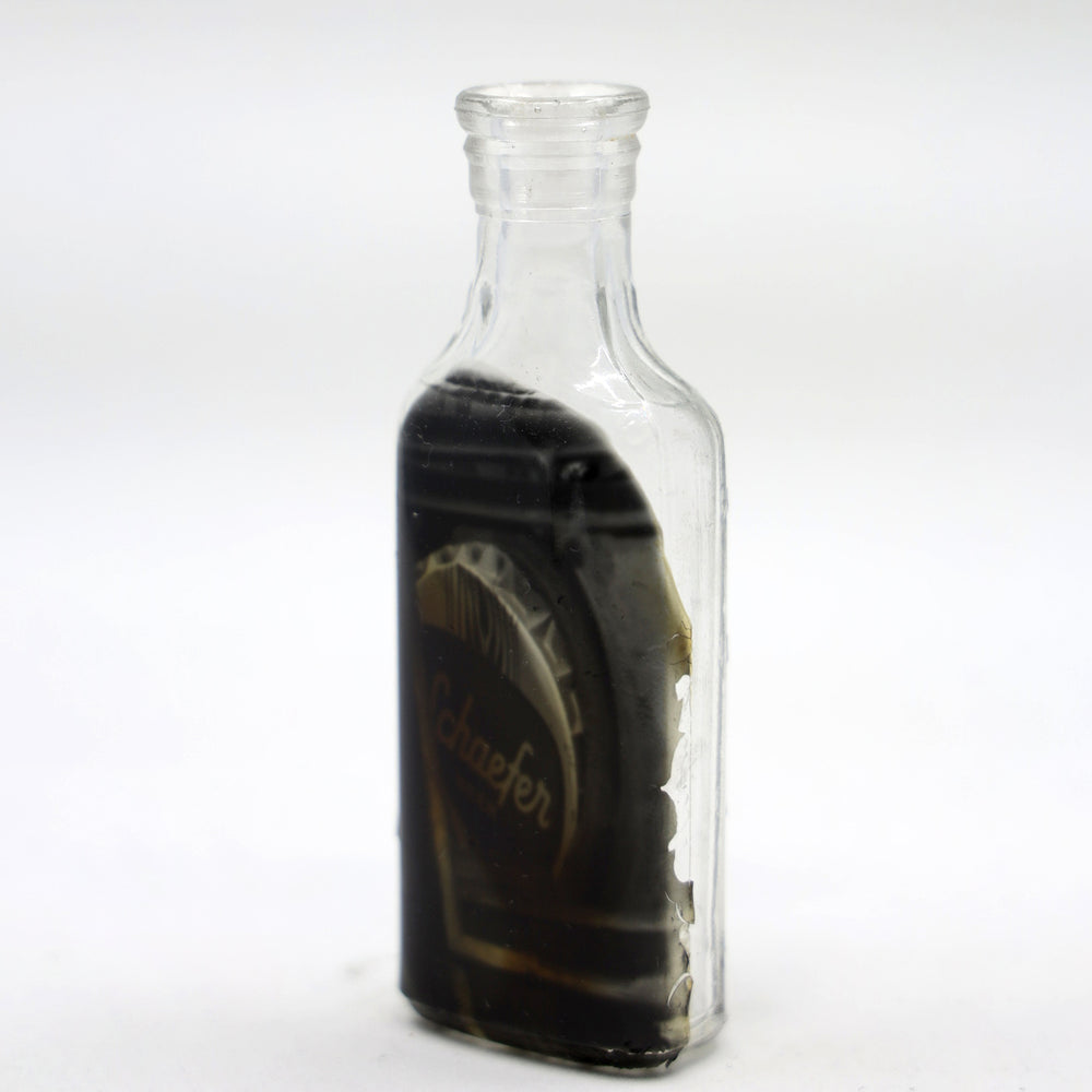 
                  
                    Babs Hand-printed "Schaefer Cap" Vintage Bottle Art
                  
                
