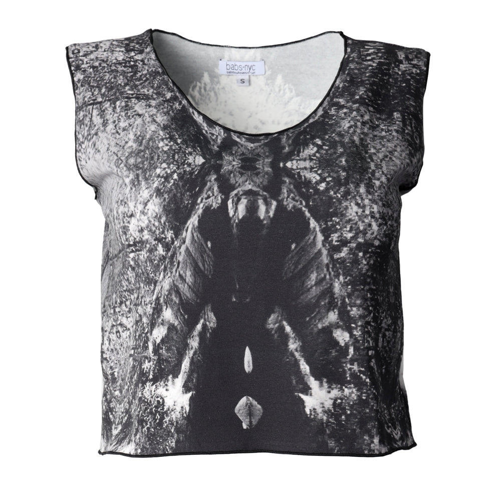 
                  
                    Stretch Crop Tank Top - Nature Print
                  
                