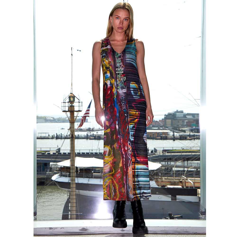 
                      
                        Graffiti Print Maxi Dress
                      
                    