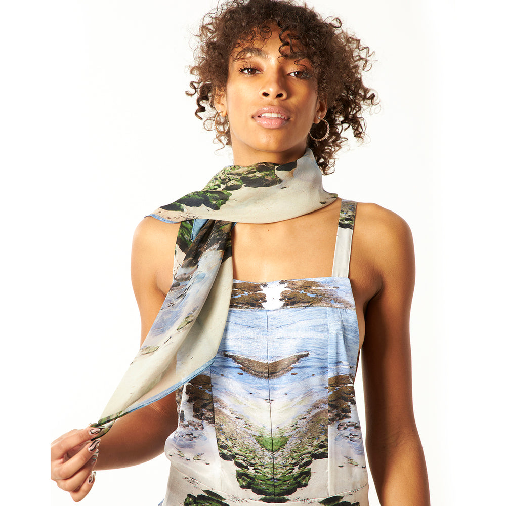 
                  
                    Silk Scarf - Matches the Jumpsuit Print!
                  
                