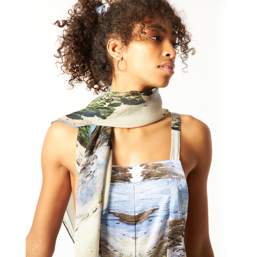 
                  
                    Silk Scarf - Matches the Jumpsuit Print!
                  
                