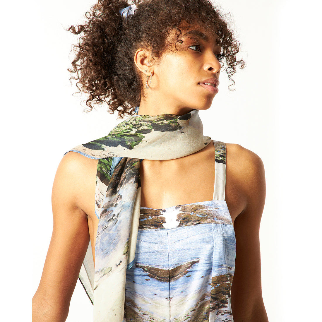 Silk Scarf - Matches the Jumpsuit Print!